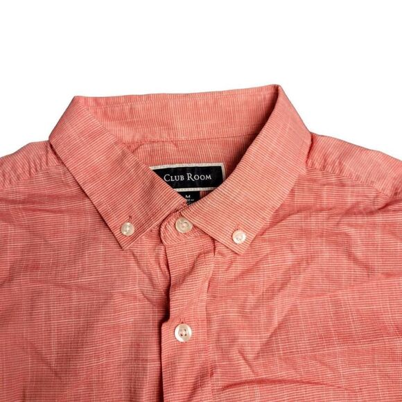 Mens Medium Button Down  Short Sleeve  Crew Neck Collared Hawaiian Shirts - Picture 10 of 16